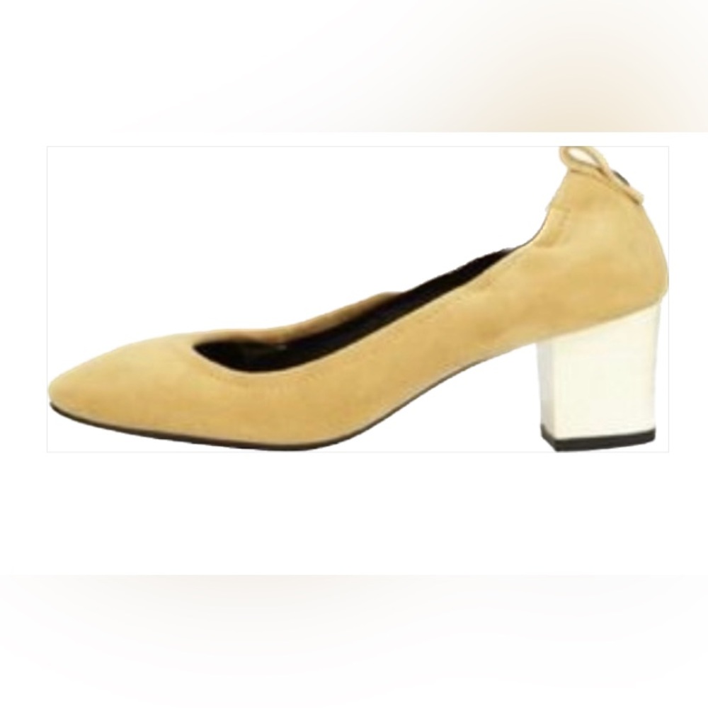 Lanvin cube-heel suede  shoes